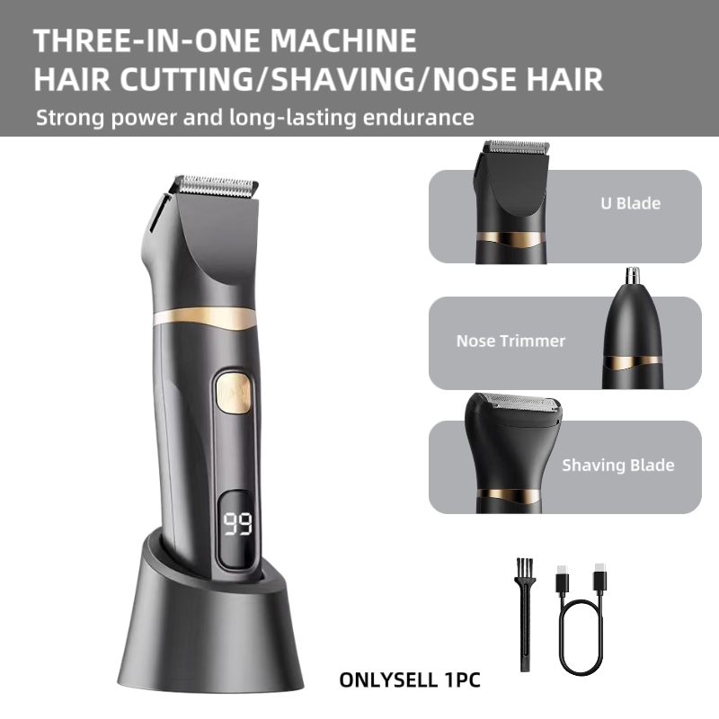 Mens Grooming Travel Kit - Conjunto de 3 Peças para Cuidados