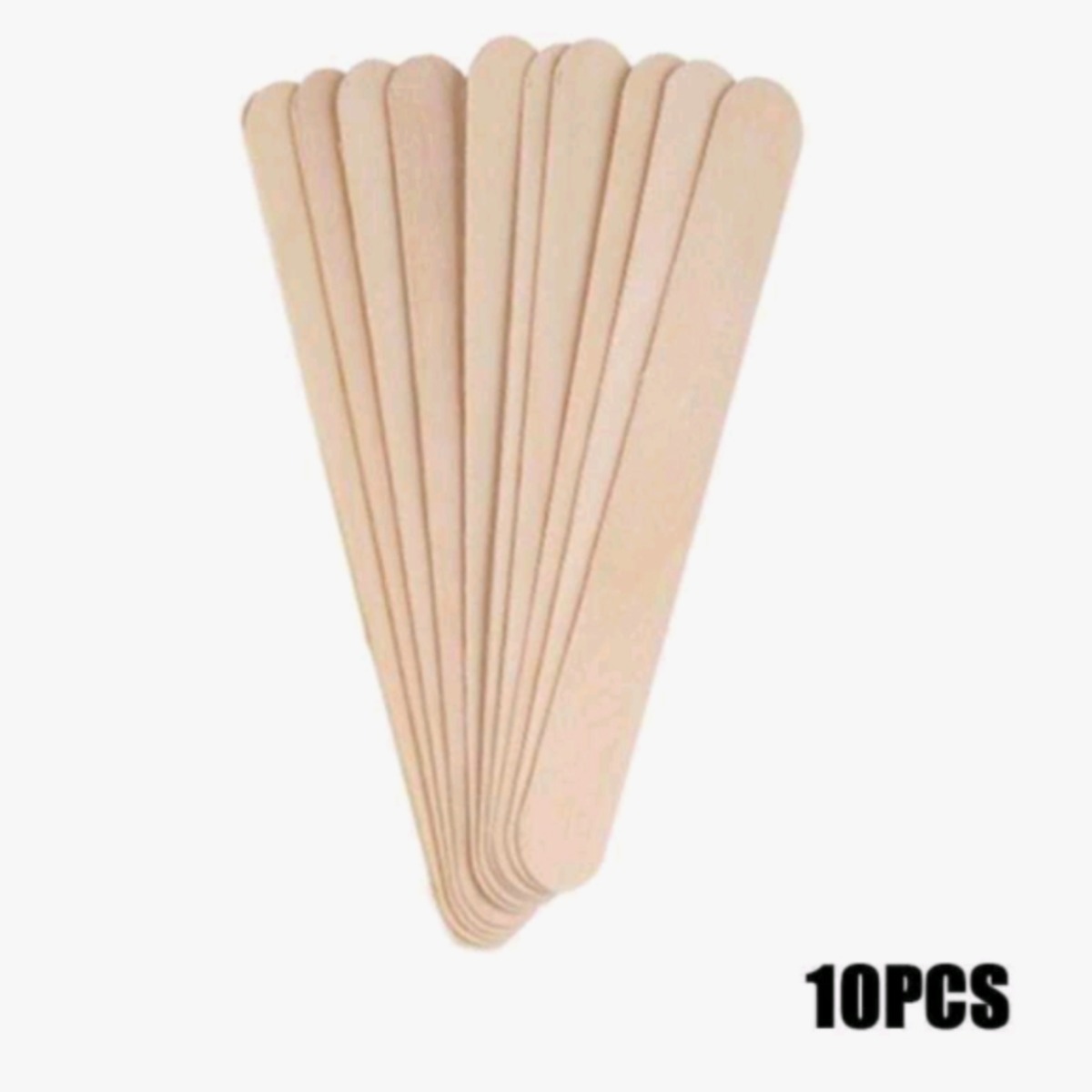 Hair Wax Stick - 10 Peças de Espátulas de Madeira