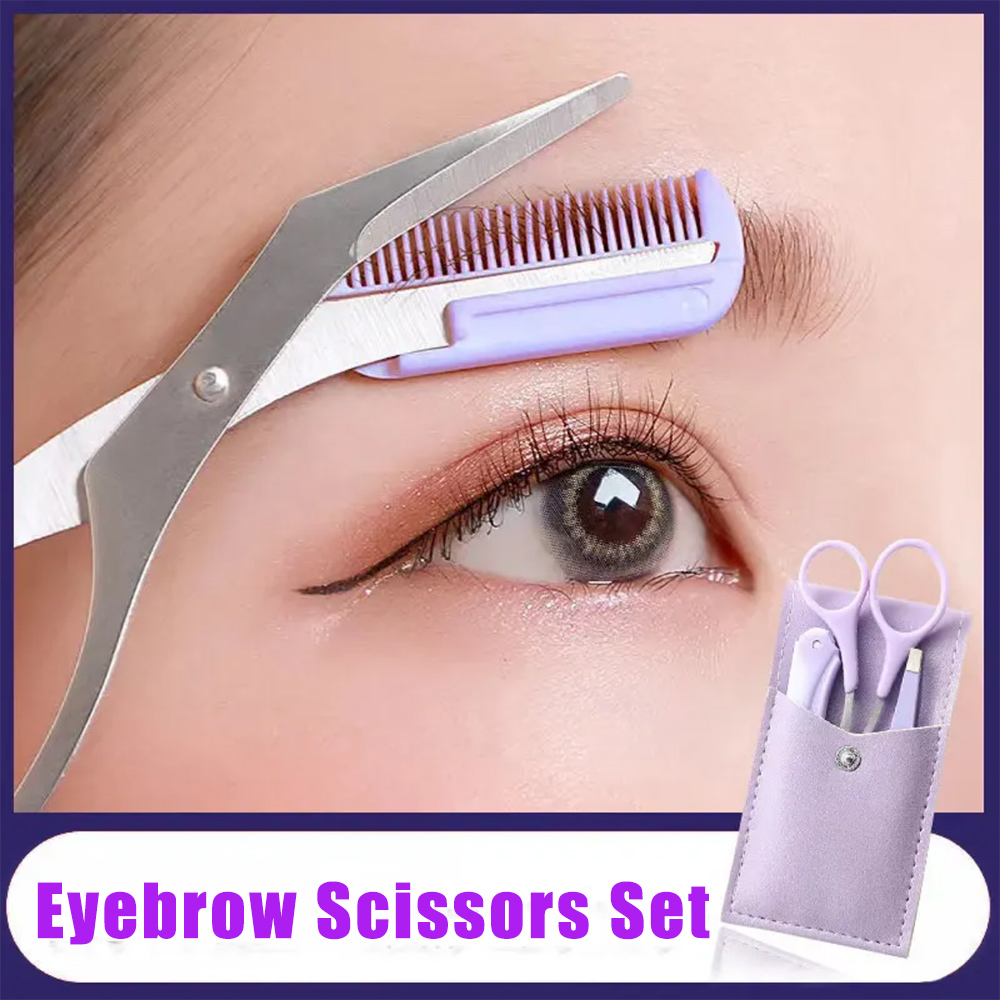 Men'S Grooming Eyebrow Shape - Kit profissional de modelagem de sobrancelha,