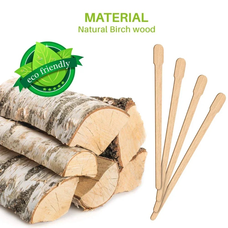 Hair Wax Stick - 100/200 Unidades Bastão Aplicador de Cera