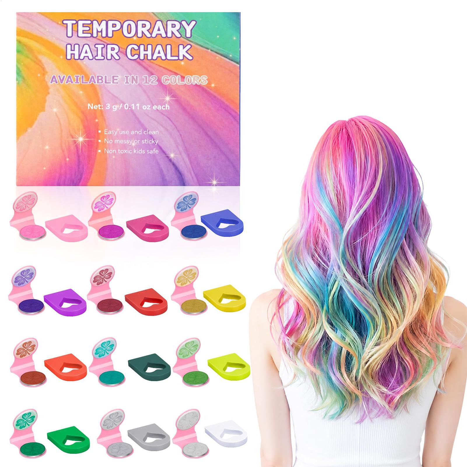 Hair Wax Stick - Bastão de Cera Colorida para Cabelo,