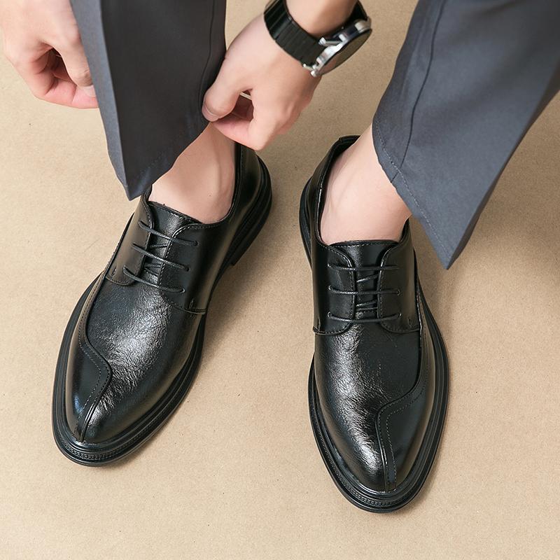 Men'S Grooming Edit - Sapatos de Couro Casuais Novos para