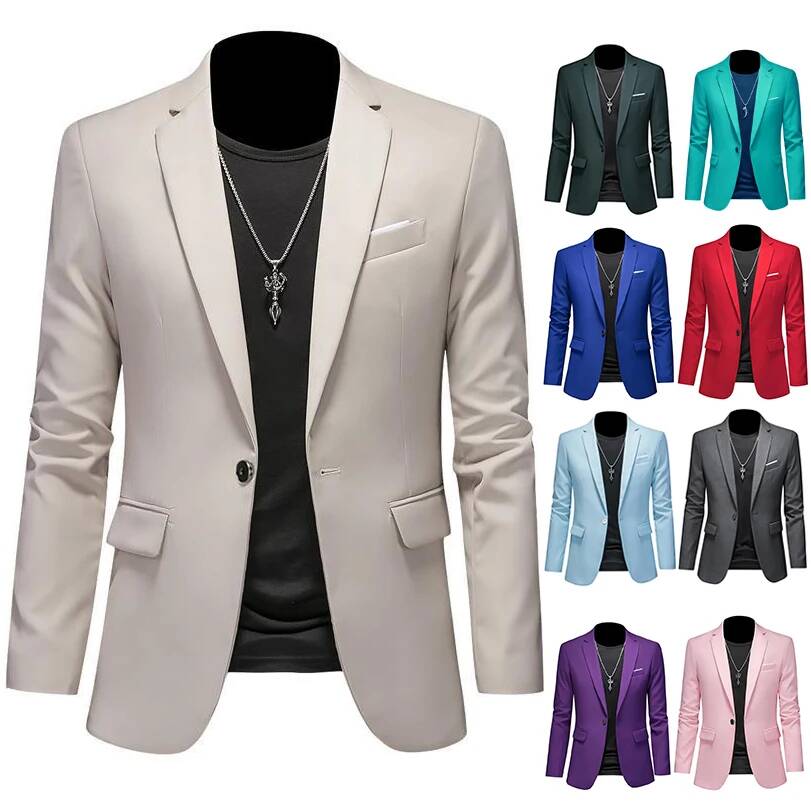 Jack Men'S Grooming - Blazer Masculino de Grife de Alta
