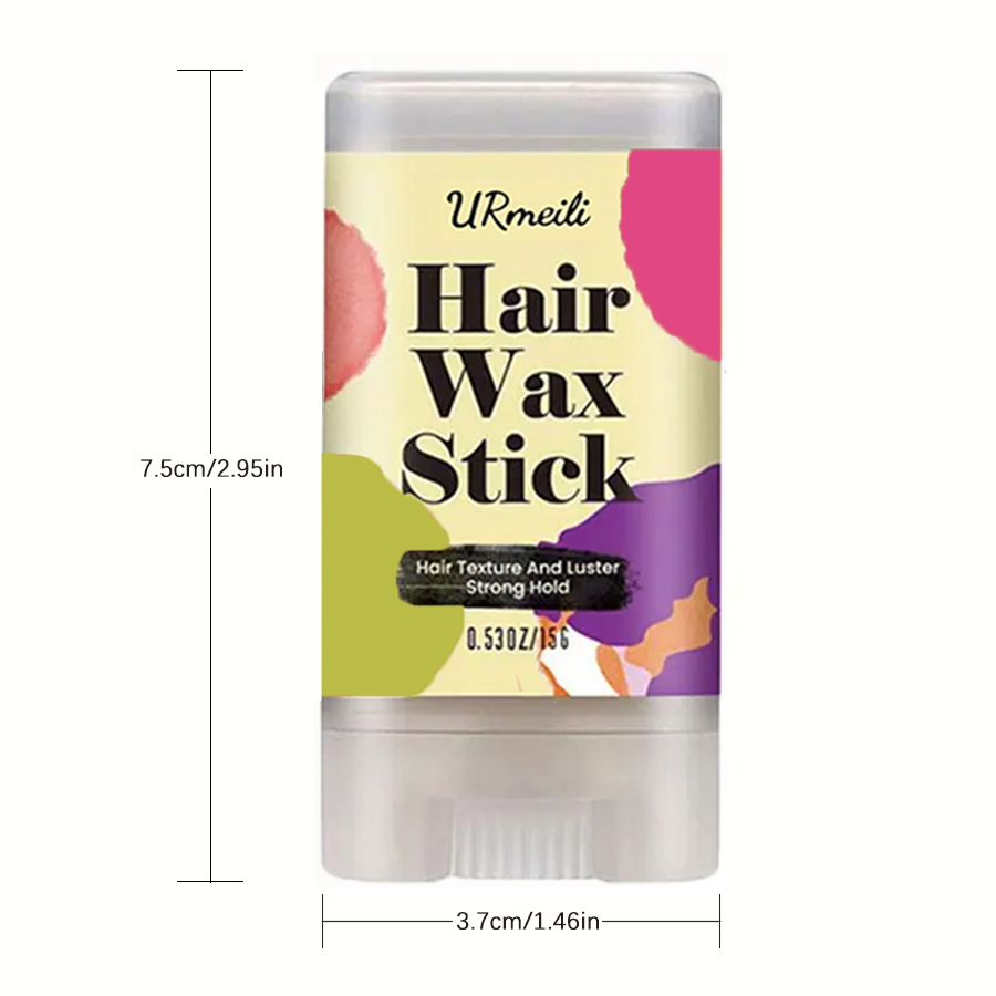 Cera em bastão para cabelo, co - Hair Wax Stick avaliação e preço