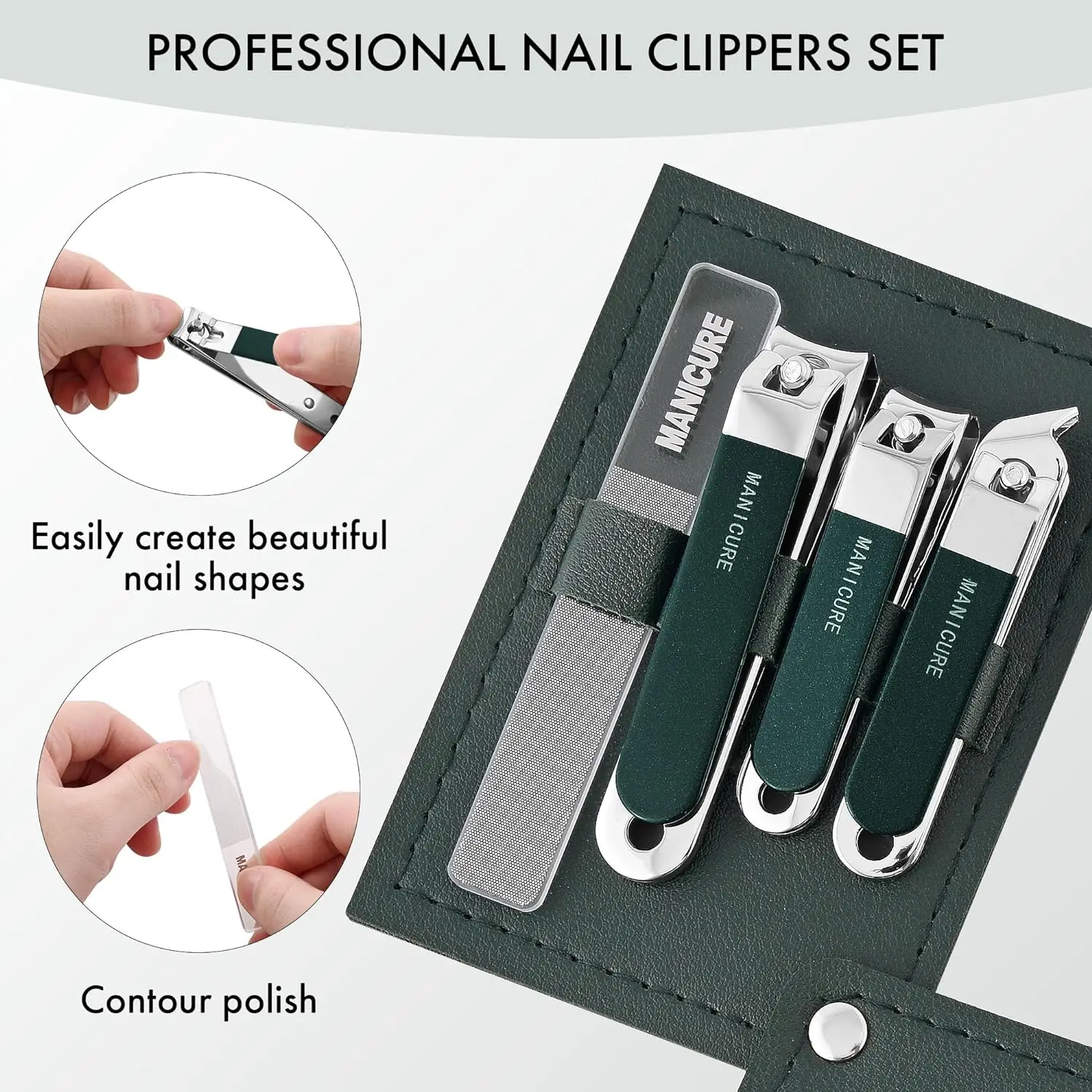 Kit de Manicure Profissional p - Mens Grooming Travel Kit avaliação e preço