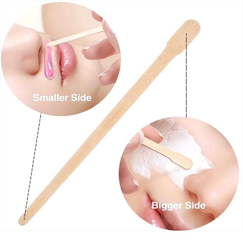 100 Espátulas de Depilação par - Hair Wax Stick avaliação e preço
