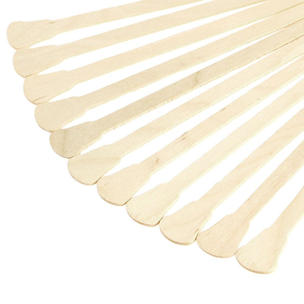 500 Espátulas de Madeira para  - Hair Wax Stick avaliação e preço